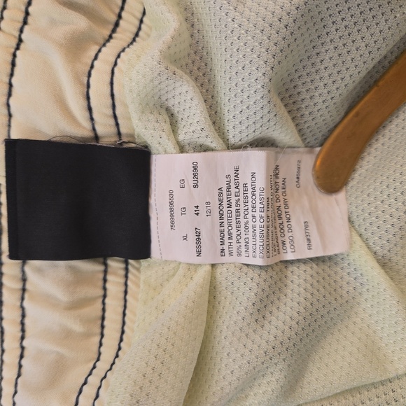 Nike Mens Drawstring Swim Trunks Blue Gray Green Size XL - Picture 8 of 9